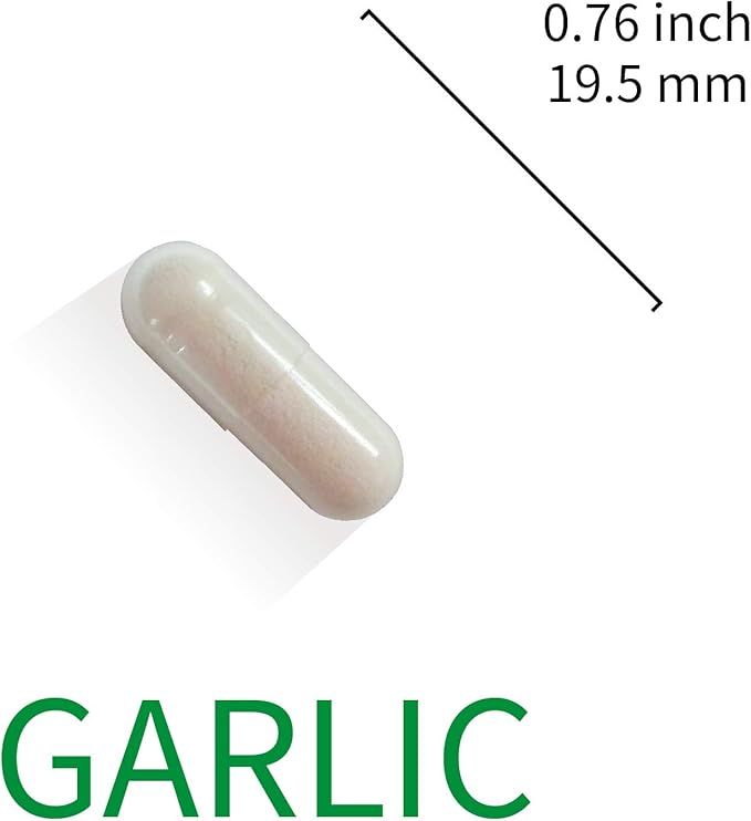 Lovita Odorless Garlic Extract 5000mg | 1.25% Allicin 60 Vegetarian (10 Months 5)