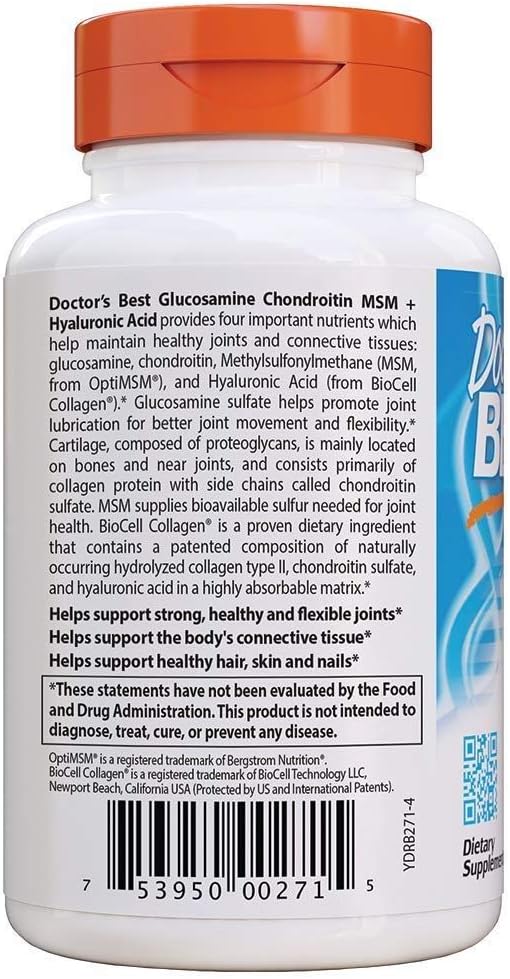 Doctors Best Glucosamine Chondroitin MSM + 150 Caps