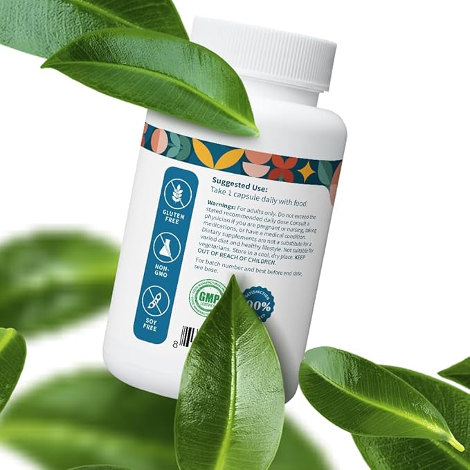 Pattern Wellness Vitamin K2 & D3 Supplement with Calcium - Pure Synergistic Complex - Whole Body Health - Bone Health & Cardiovascular Support - 60 Capsules