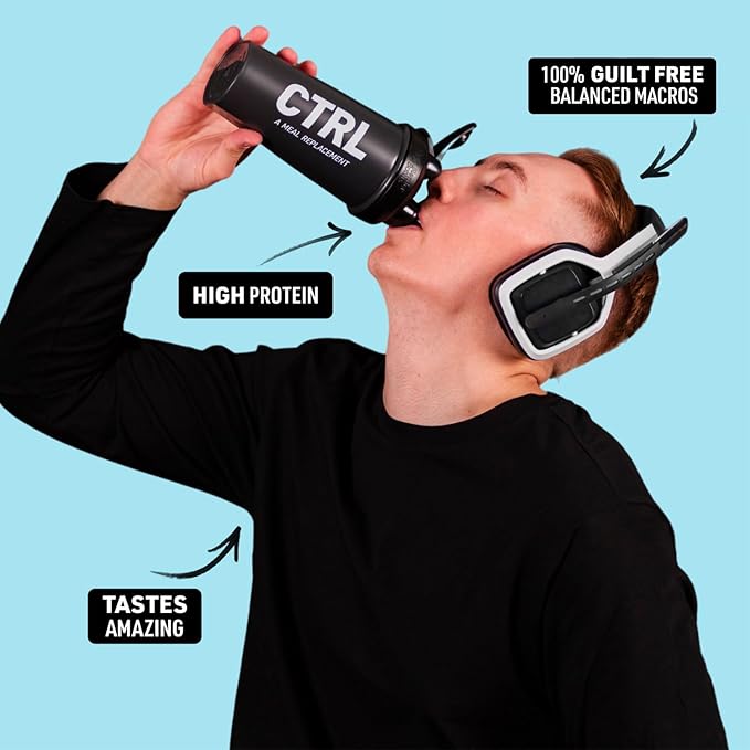 CTRL Meal Replacement Shake with Real 15 Servings 23g of 8g of 22 Vitamins 1g Sugar