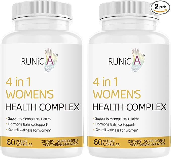 4 in 1 Estrogen Supplement Hormone 60 Capsules, 2 Pack