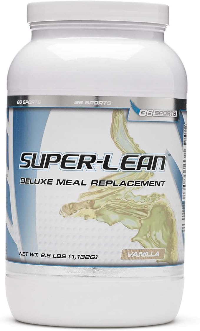 Nutrition Super-Lean Deluxe Meal Replacement (32g 7g Fiber, 25 Added 2.5lb Jar