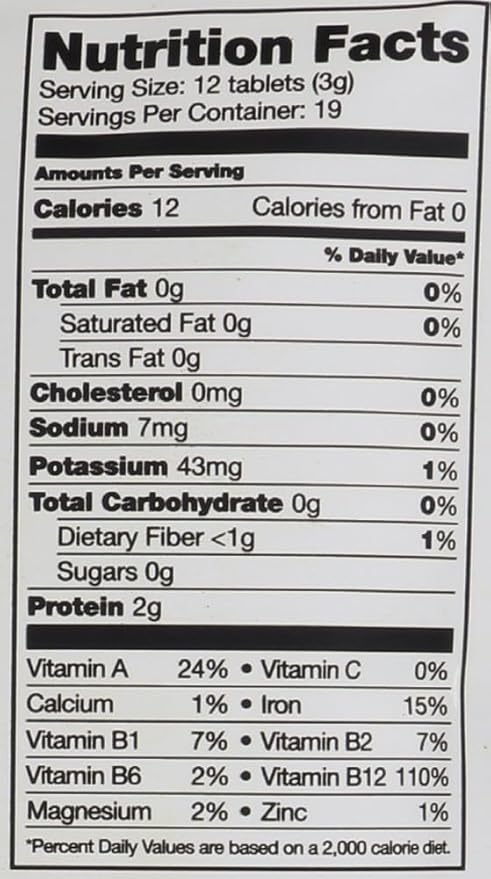Sunfood Chlorella Spirulina Tablets - Spirulina and Chlorella Capsules, Chlorella Powder Pills, Green Algae Supplement Rich in Chlorophyll, Broken Cell Wall, Vegan - 2 oz Bag
