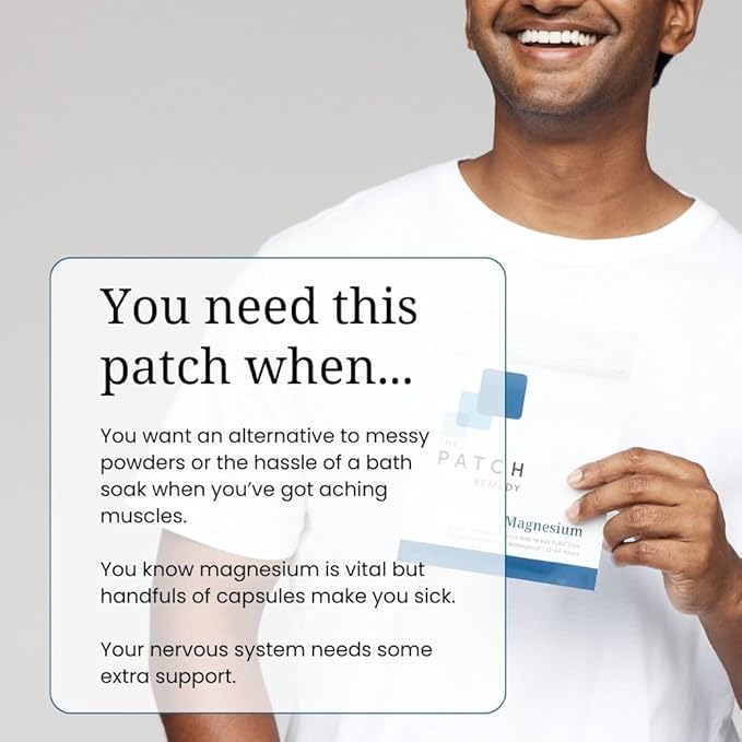 The Patch Remedy Magnesium Patches (30 Day 35mg of