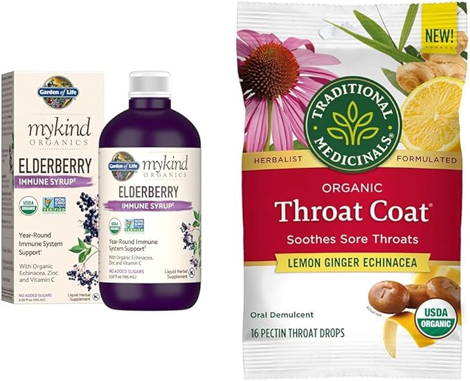 Garden of Life Organics Plant-Based Elderberry 6.59 fl 16ct.
