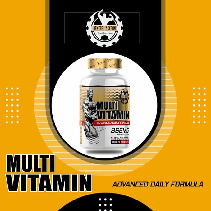 Dexter Jackson Gold Series Multi-Vitamin | 100 Tablet | 100 Serving
