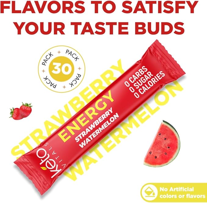 Keto Vitals Keto Electrolyte Energy Drink 30 Count