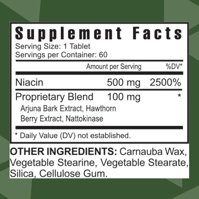 Youngevity Ultimate Niacin Plus™ 500 mg 60 Tablets