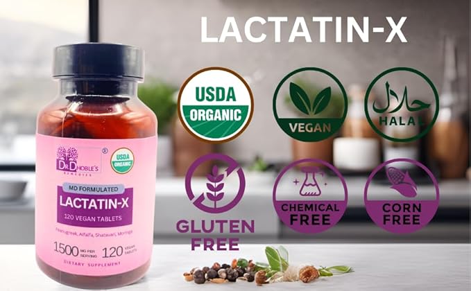 Lactatin - X - MD Formulated, 1500 Mg/Serving, 120 Vegan