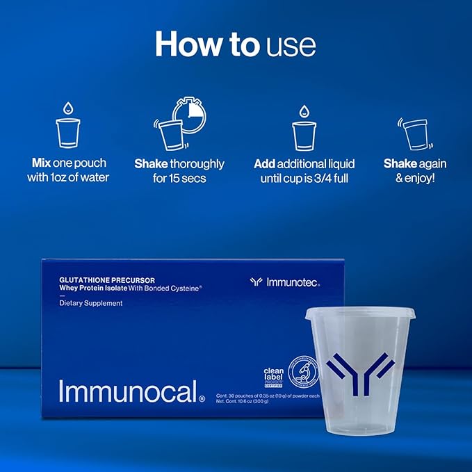 Immunocal® Glutathione Precursor – Whey Protein 30 Servings