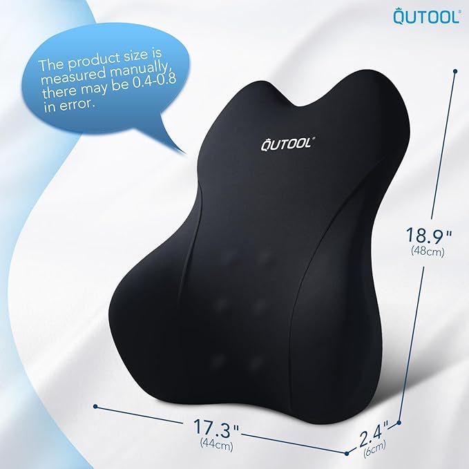 QUTOOL Lumbar Support Pillow for Car/Office