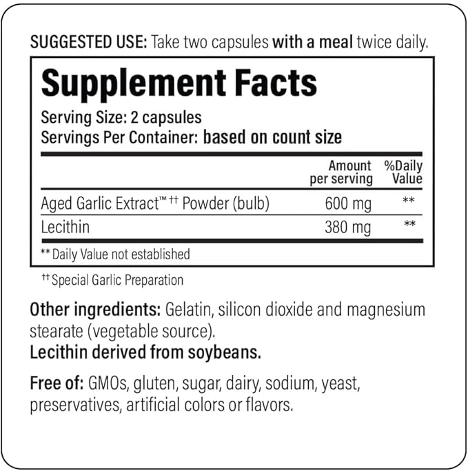 Kyolic #104 Garlic Extract With Lecithn 300 cap