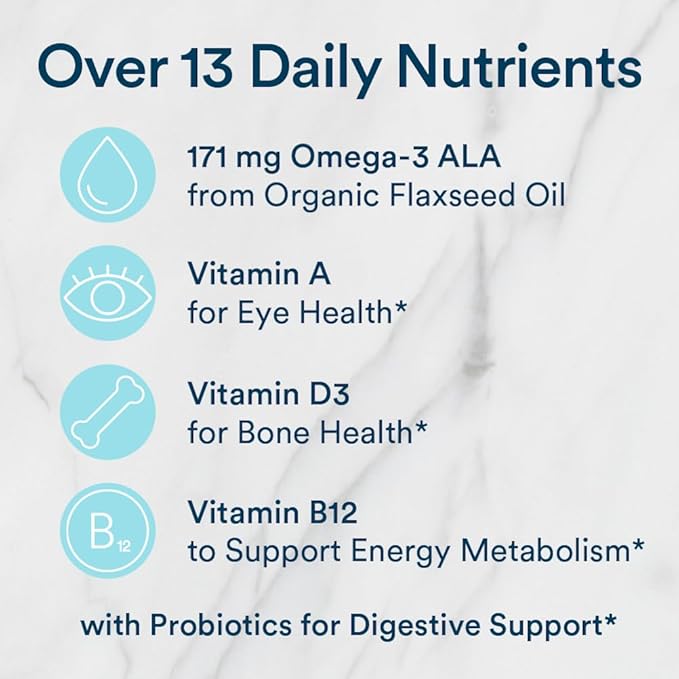 SmartyPants Multivitamin for Men, Organic Gummies: CoQ10, Methylfolate, 3 (ALA), D3, C, B12, B6, B6, Vitamin 120 Gummies (30 Day