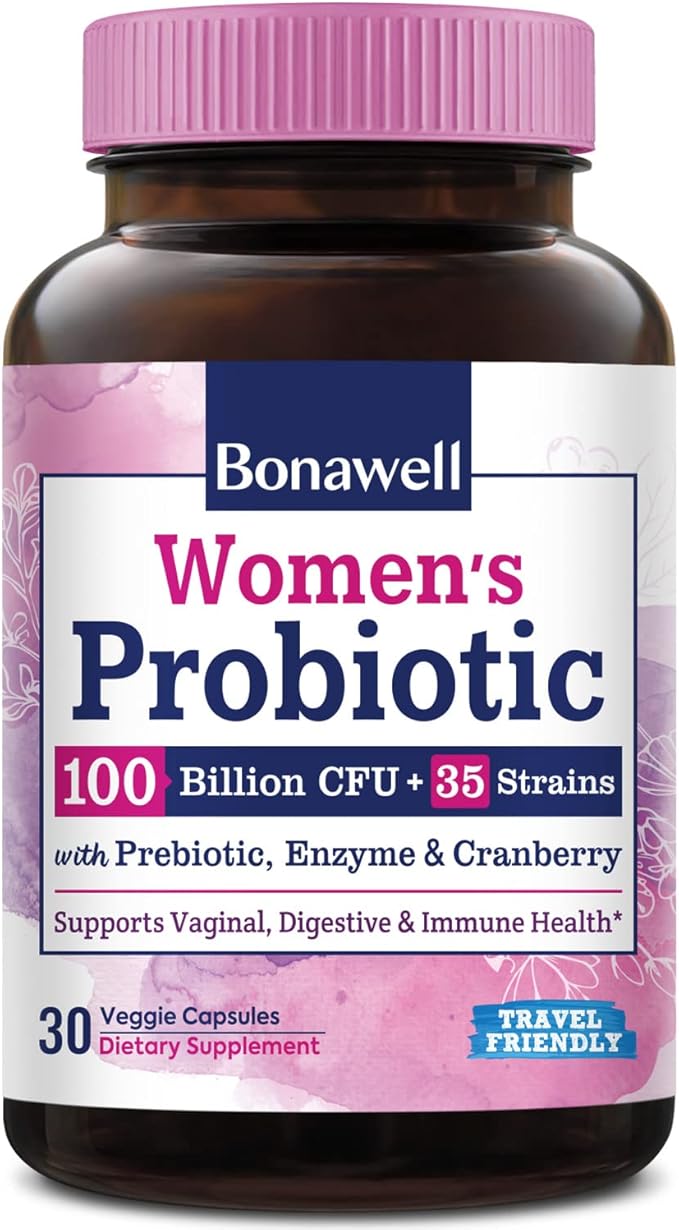 Bonawell Probiotics for Women 100B, 30 Veggie