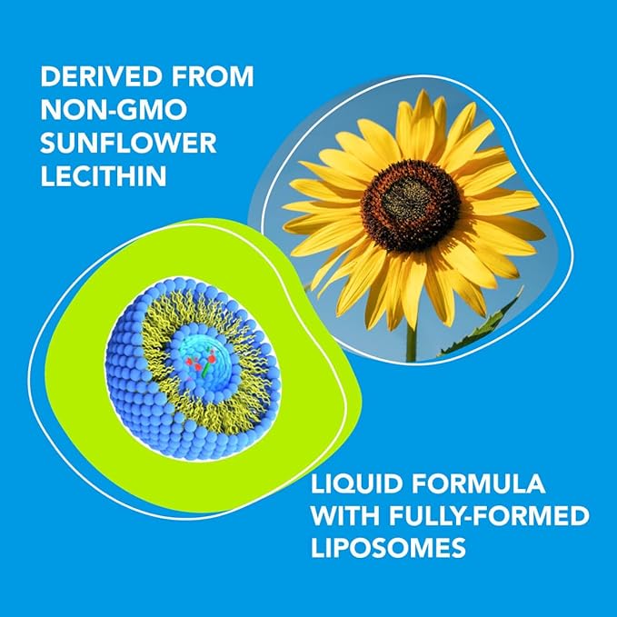 AMANDEAN Liposomal Glutathione Supplement. Liquid Reduced 500mg. Immune