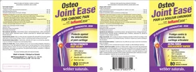 Webber Naturals Osteo Joint Ease™ 80 easy-swallow