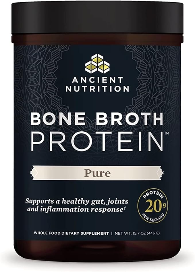 Ancient Nutrition Bone Broth Protein Powder, 20 Servings