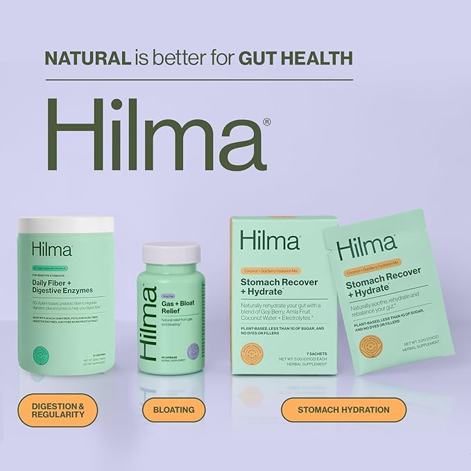 Hilma Daily Fiber + Digestive Enzymes 30 Servings