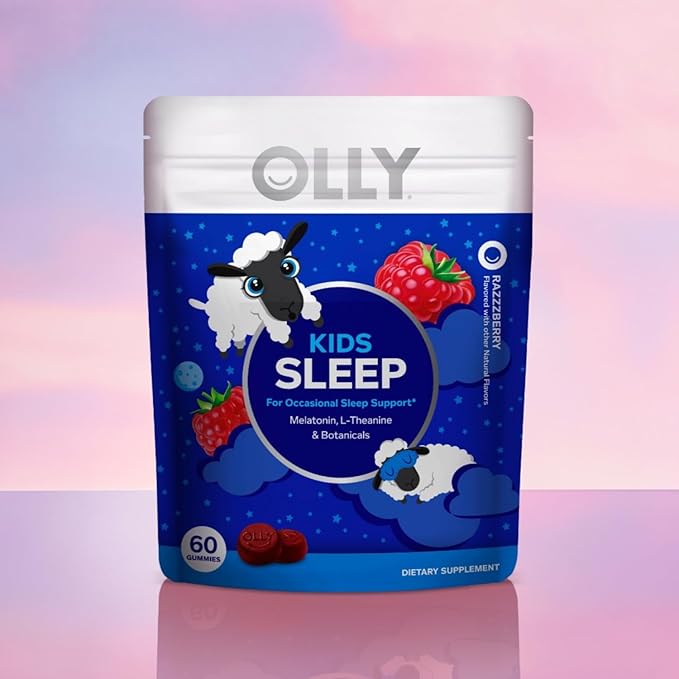 OLLY Kids Sleep Gummy, 0.5mg Melatonin, 60 Count