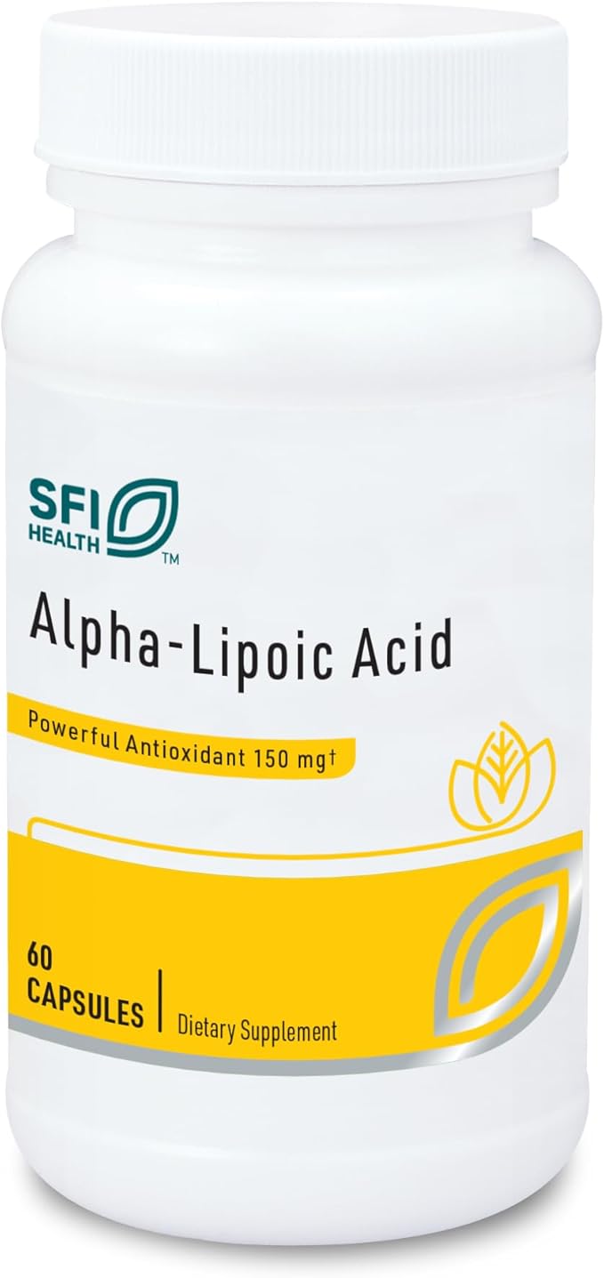 Klaire Labs Alpha-Lipoic Acid 150 Milligrams (60 Capsules)