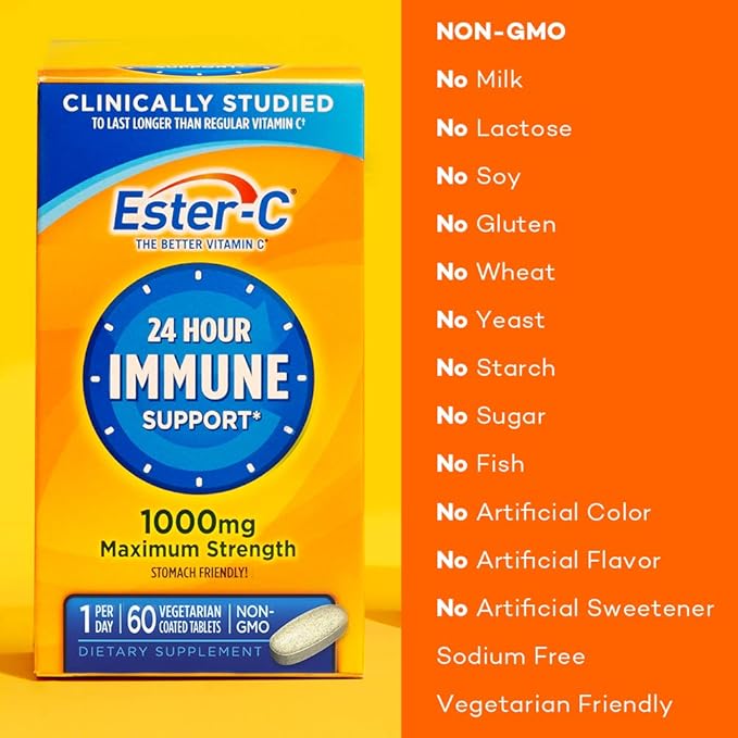 Ester-C® Vitamin C, 1,000 mg, 60