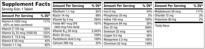 WW Centrum Silver Women's Multivitamin for Women 50 Plus 275 Tablets + 7-Day Travel Pill Organizer