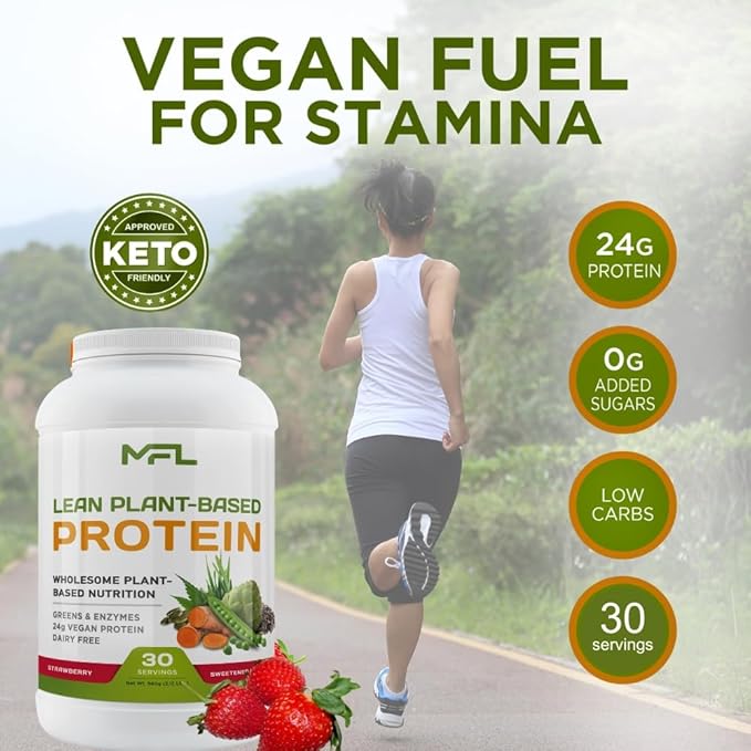 MFL Vegan, Plant-Based Protein Powder l 2.12 lbs