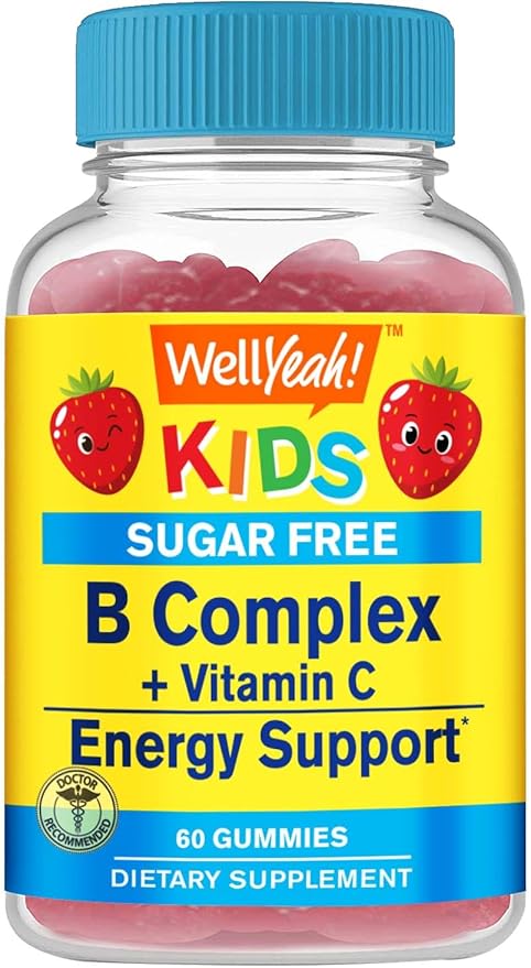 Kids Vitamin B Complex Sugar Free Gummies 60 Count