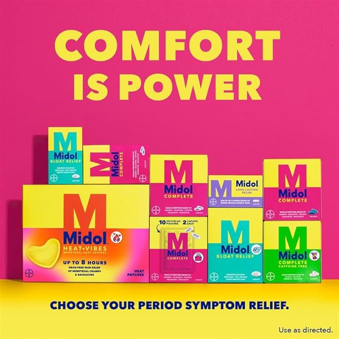 Midol Long Lasting Relief 20ct: Midol 20 Count
