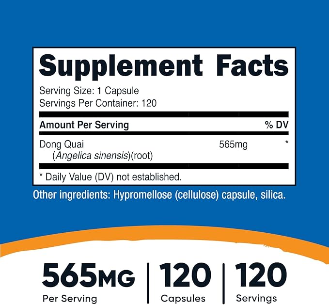 Nutricost Dong Quai 565mg, 120 Capsules