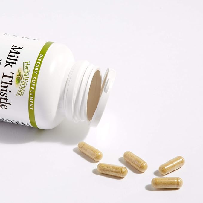 HerbalFactors by Natural Factors, Milk Thistle 90 capsules (90 servings)