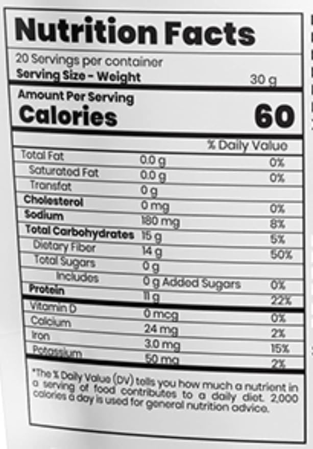 BarnDad's Fiber-DX Fiber Supplement, Cinnamon Bun, 600g