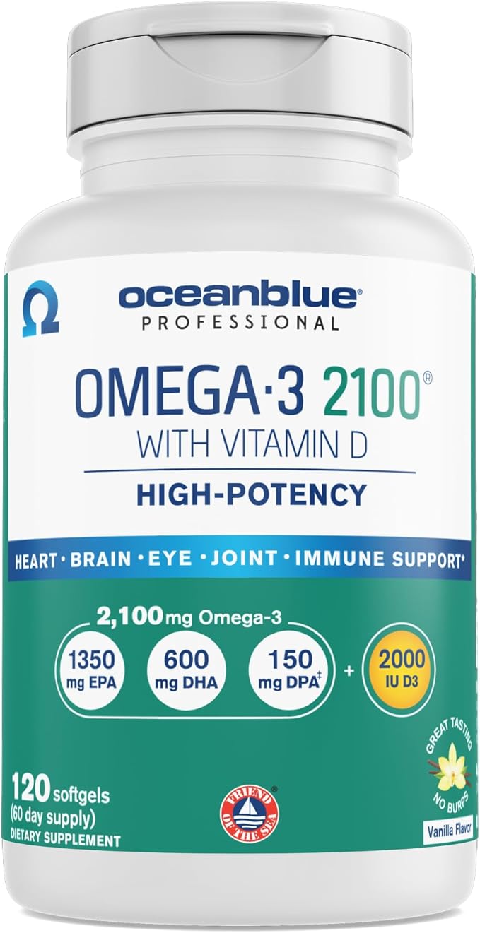 Oceanblue Professional Omega-3 2100 – 120 D3 – (60 Servings)