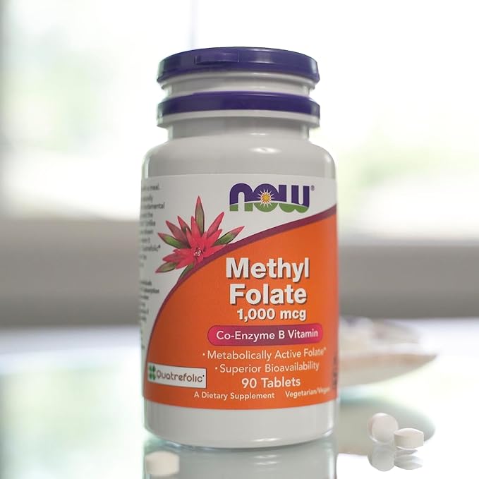 NOW Supplements, Methyl Folate 1,000 mcg, 90 Tablets