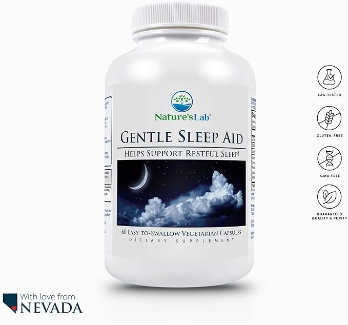 Nature's Lab Gentle Sleep Aid 60ct (30 Day