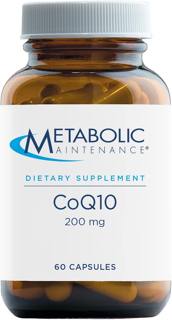 Metabolic Maintenance CoQ10 Heart Health Supplement 200mg Coenzyme Q10 with (60 Capsules)