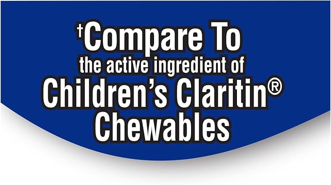 Ohm Children’s Chewable Tablets, Dye Free, 24h Antihistamine, 5mg, 30 30 Tablets (30 Count)