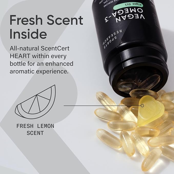 Sports Research Vegan Omega-3 Fish Oil 60 Softgels