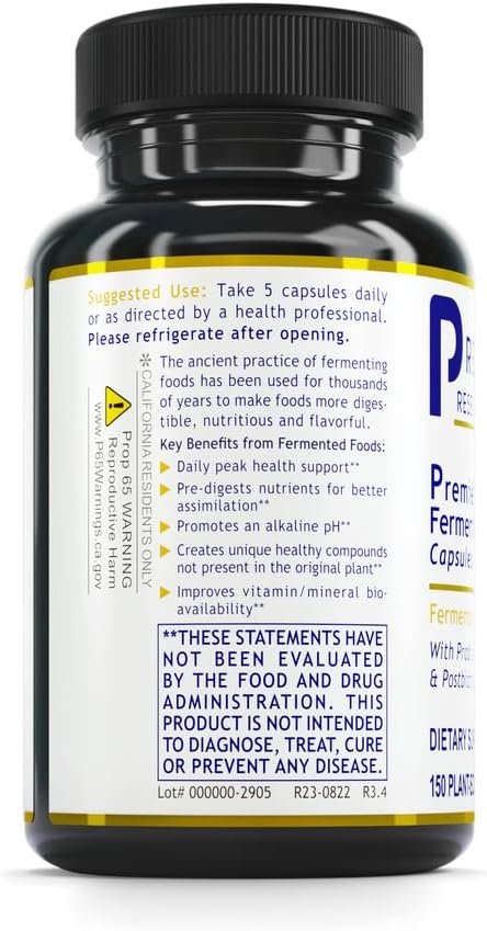 Premier Research Labs Fermented Greens Caps 150 Plant-Source
