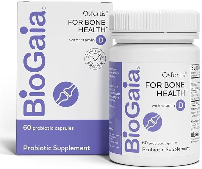 BioGaia Osfortis, Women’s Probiotic for Strong 6475, 60 60 Capsules, 1 Pack