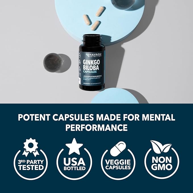 Ginkgo Biloba 120mg 60 Non-GMO