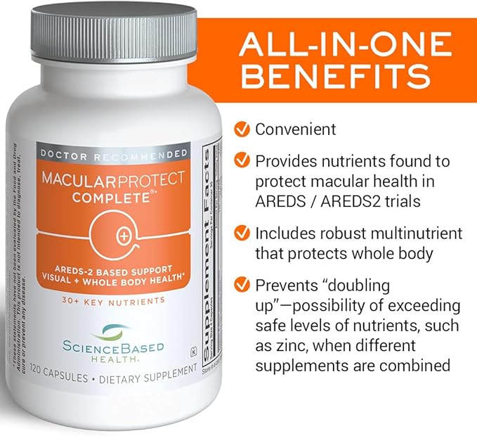 MacularProtect Complete All-in-One AREDS 2 Vitamin 120 Capsules