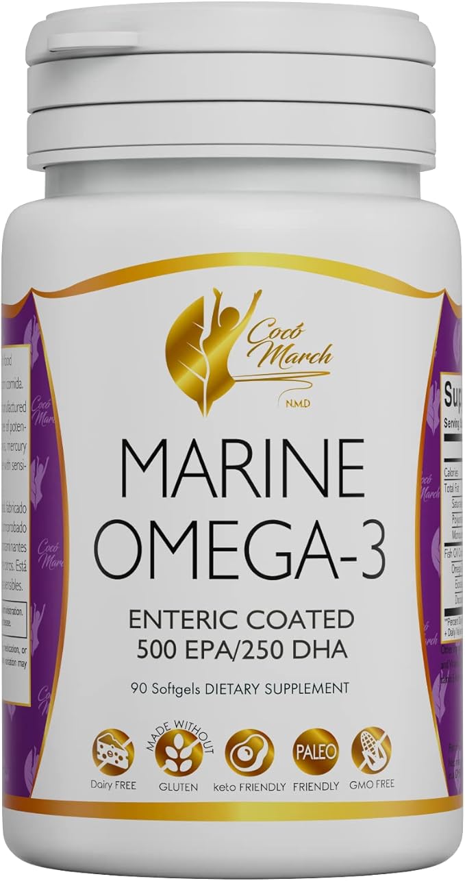 Coco March Marine Omega-3 500 mg 250 mg 3 MONTHS