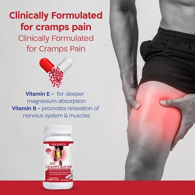 MAGNOX® Leg Cramps Buster 380mg Magnesium 3X More 120 Caps