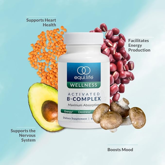 Equilife - Activated B-Complex, Super B-Complex (60 Veggie