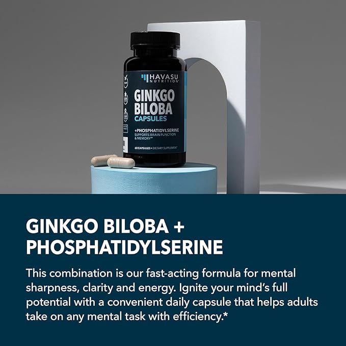 Ginkgo Biloba 120mg 60 Non-GMO