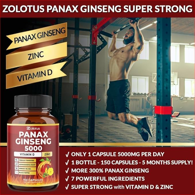 Zolotus 7 in 1 Premium Panax 5 Months 5000 mg