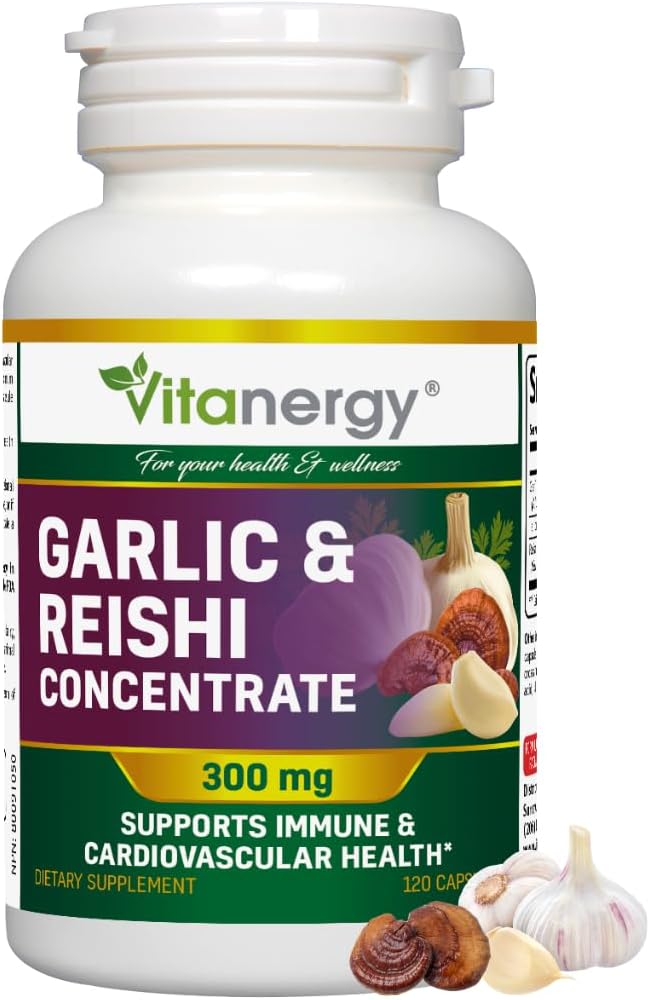 Garlic & Reishi Capsules 120 Vegan