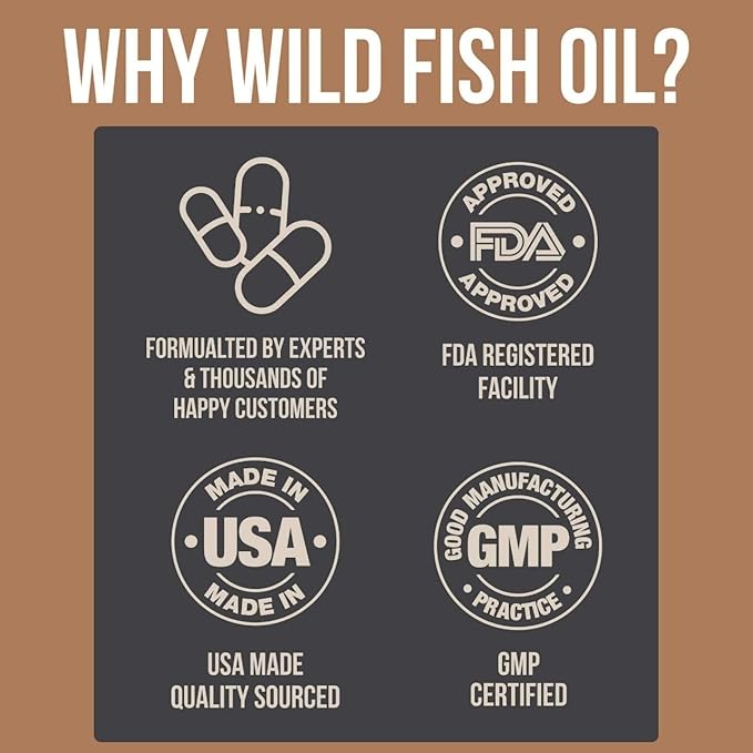 Wild Foods Omega 3 Fish Oil 120 Capsules (3 pk)