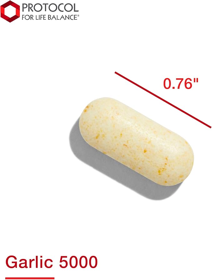 Protocol Garlic 5,000-5,000mcg Allicin Supplement 90 Tablets